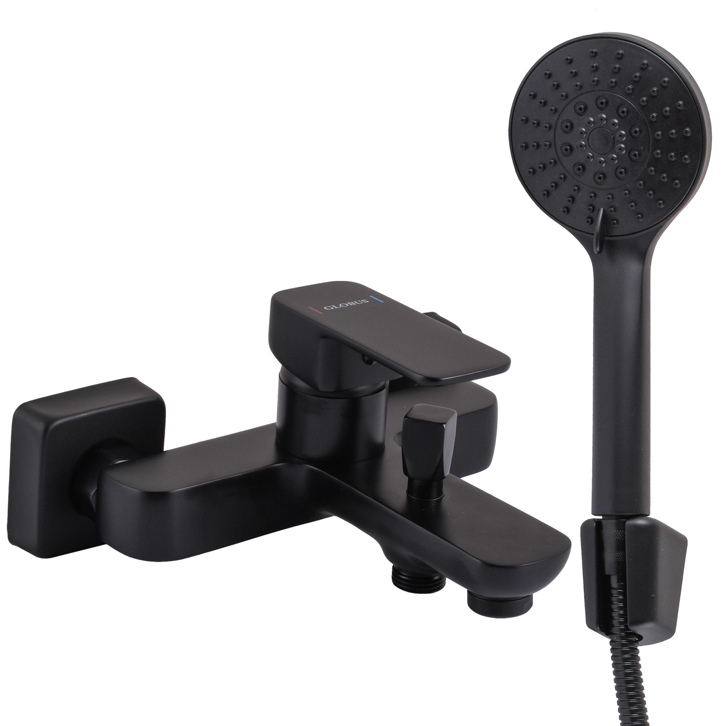 Смеситель для ванны Globus Lux Milano GLM-0102-10-BB 000028448 однорычажный Черный (231724) Смеситель для ванны Globus Lux Milano GLM-0102-10-BB 000028448 однорычажный Черный (231724)