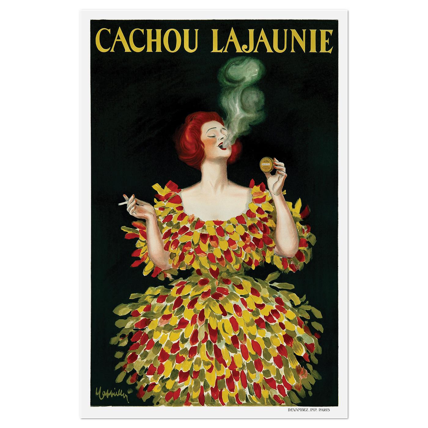 Плакат винтажный Cachou Lajaunie 1930 55x84 см (0271)
