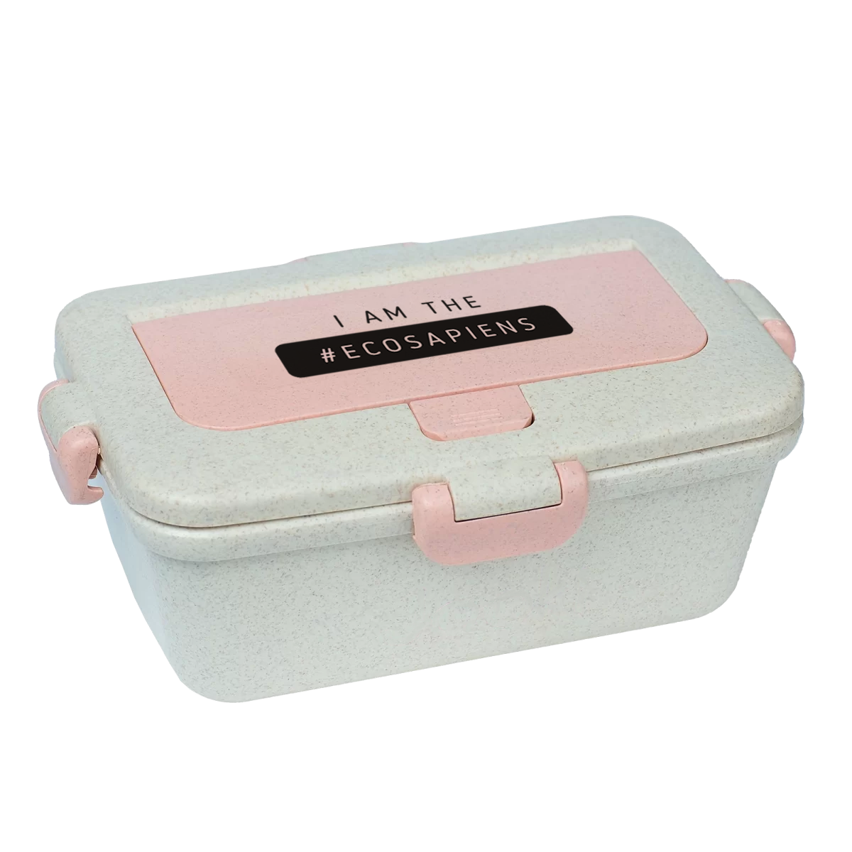 Ланч-бокс Ecosapiens из экоматериала 950 мл Розовый (198)