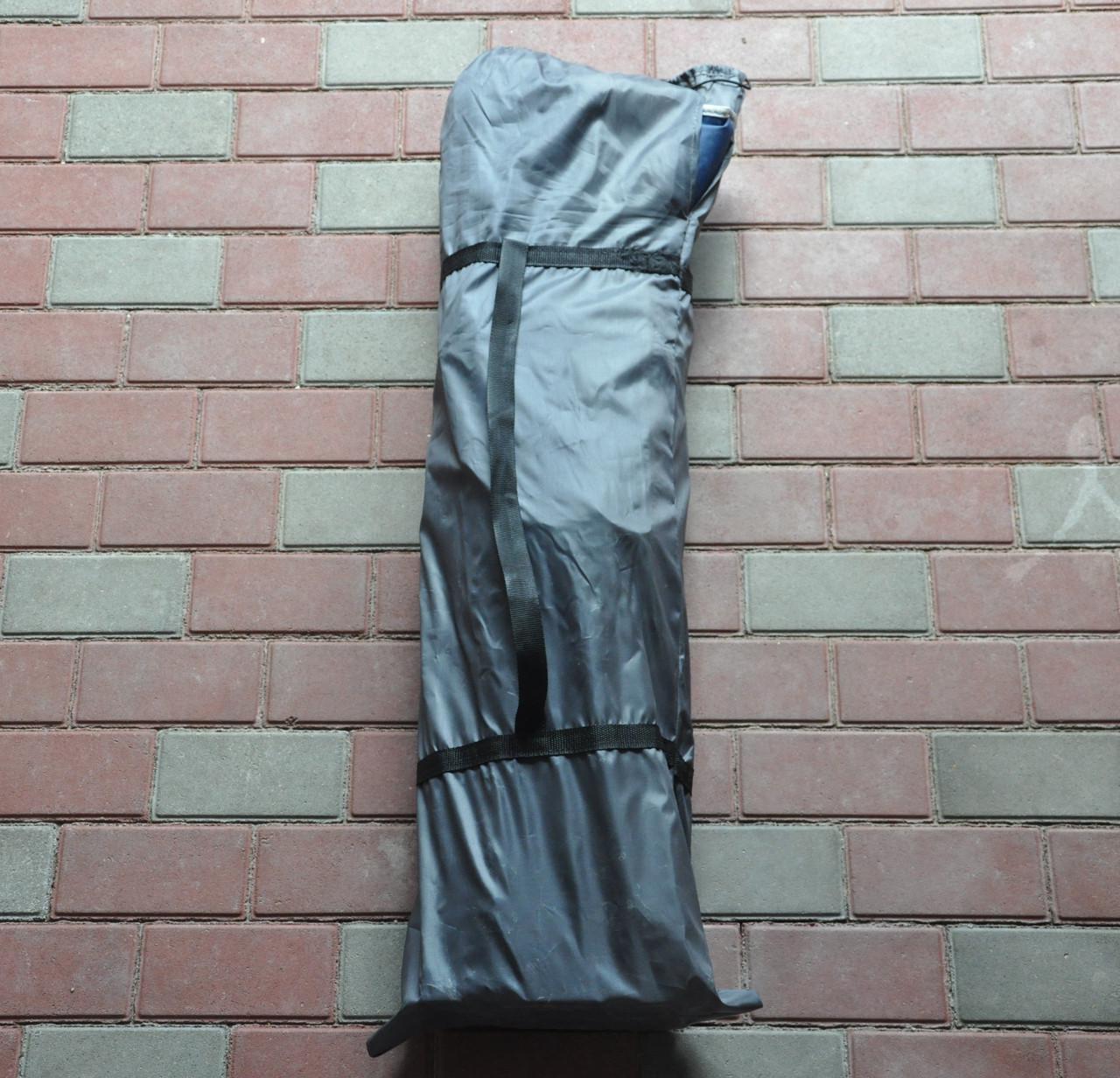 Туристична розкладачка на 10 ніжках до 130 кг з підголівником з чохлом Синій (2610842251) - фото 4 Туристична розкладачка на 10 ніжках до 130 кг з підголівником з чохлом Синій (2610842251) - фото 4