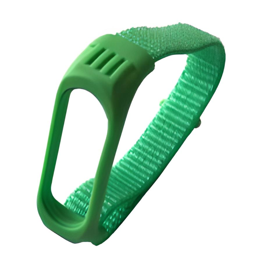 Ремешок для фитнес браслета Xiaomi Mi Band 3 4 Nylon Silicone Lime