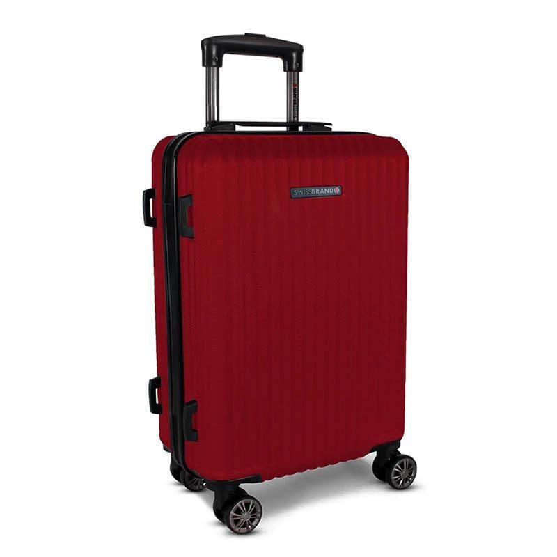 Чемодан на 4-х колесах Swissbrand Riga 2.0 M 72 л Scarlet (DAS301899)