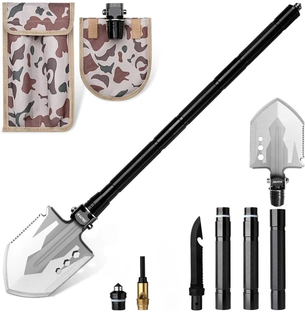 Лопата туристична MULTIFUNCTIONAL SHOVEL 888-1 складана 4в1 - фото 5