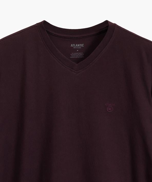 Пижама мужская Atlantic NMP-389 лонгслив/брюки хлопковая M Бордовый/Черный (2802478135) - фото 4 Пижама мужская Atlantic NMP-389 лонгслив/брюки хлопковая M Бордовый/Черный (2802478135) - фото 4