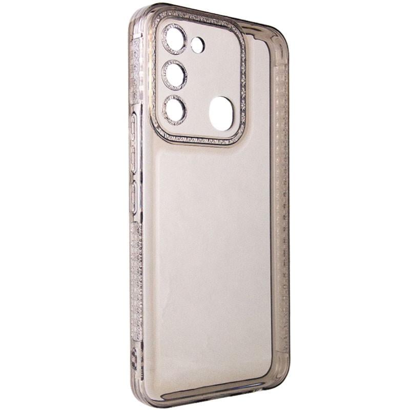 Противоударный Чехол TPU Starfall Clear для TECNO Spark 8C Серый