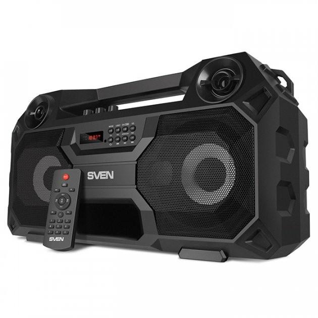 Акустическая система Sven PS-520 36 Вт Bluetooth/подсветка/караоке/FM Black - фото 2