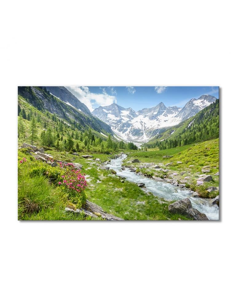 Картина модульная Речное русло 1 модуль 50x75 см