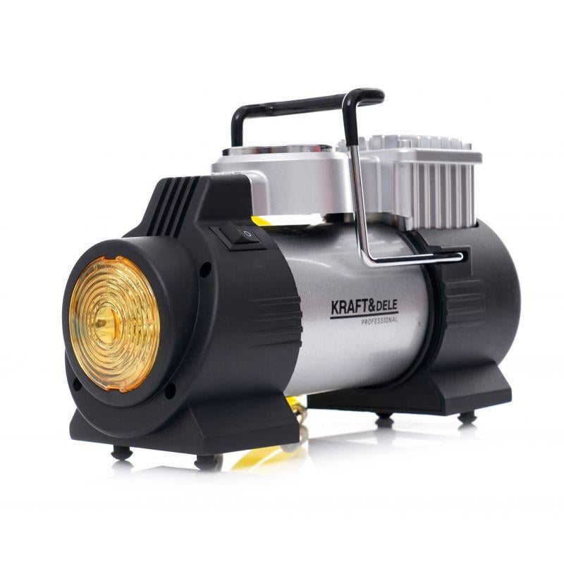 Компрессор автомобильный Kraft&Dele KD1468 2507747683 190 Вт 40 л/мин 10,3 бар с LED-фонарем