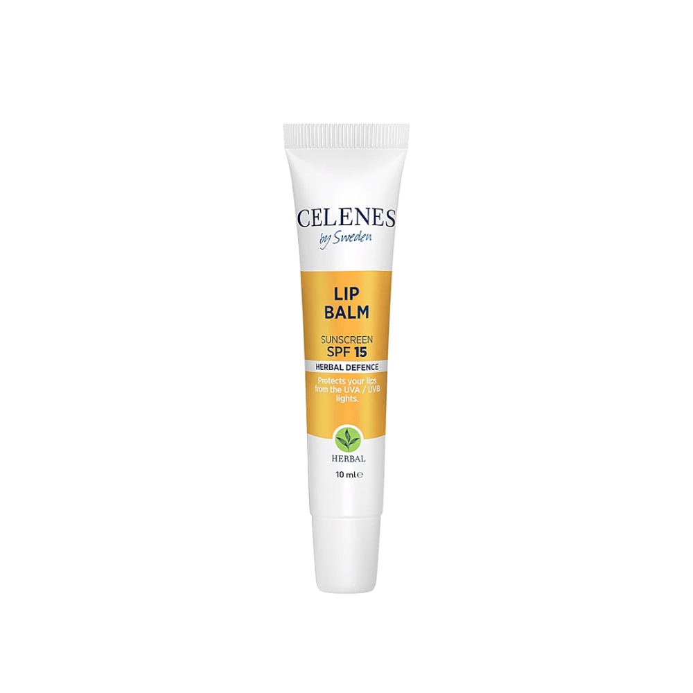 Бальзам для губ сонцезахисний CELENES Herbal Defence Lip Balm With Sunscreen SPF15 10 мл