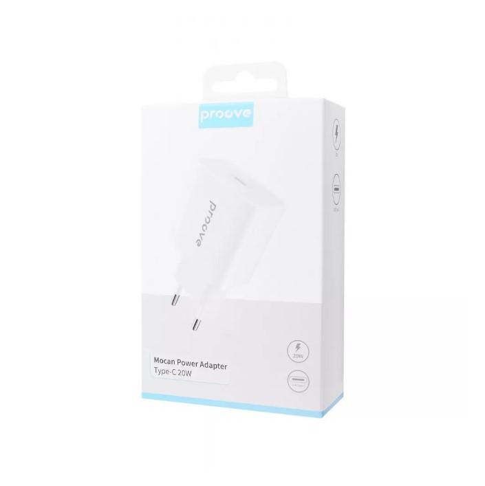 Сетевое зарядное устройство МЗП Proove Mocan 20W/Type-C White - фото 8 Сетевое зарядное устройство МЗП Proove Mocan 20W/Type-C White - фото 8