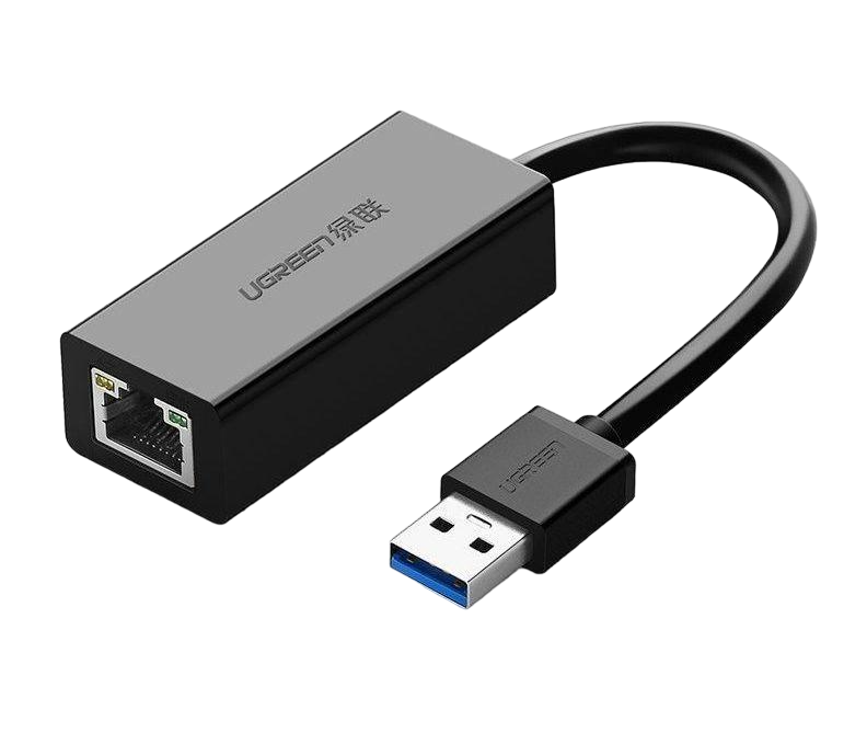 Мережевий адаптер UGREEN CR111 USB to RJ-45 Black (20256)