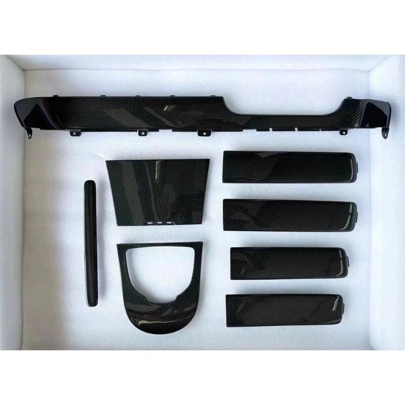 Комплект карбоновых вставок в салон V2 DDCarbon для Mercedes G сlass W463 2018-2024 гг. натуральный Карбон (157411)