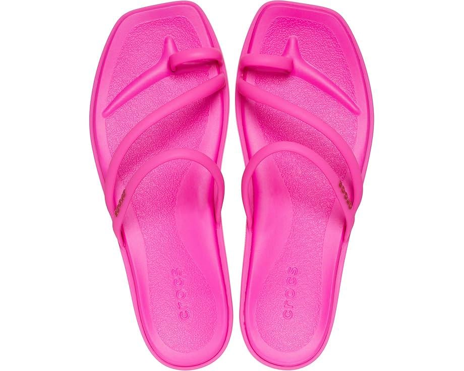 Сандалии Crocs Miami Metallic Toe Loop р. 39-40 Pink Crush (23254796) - фото 6