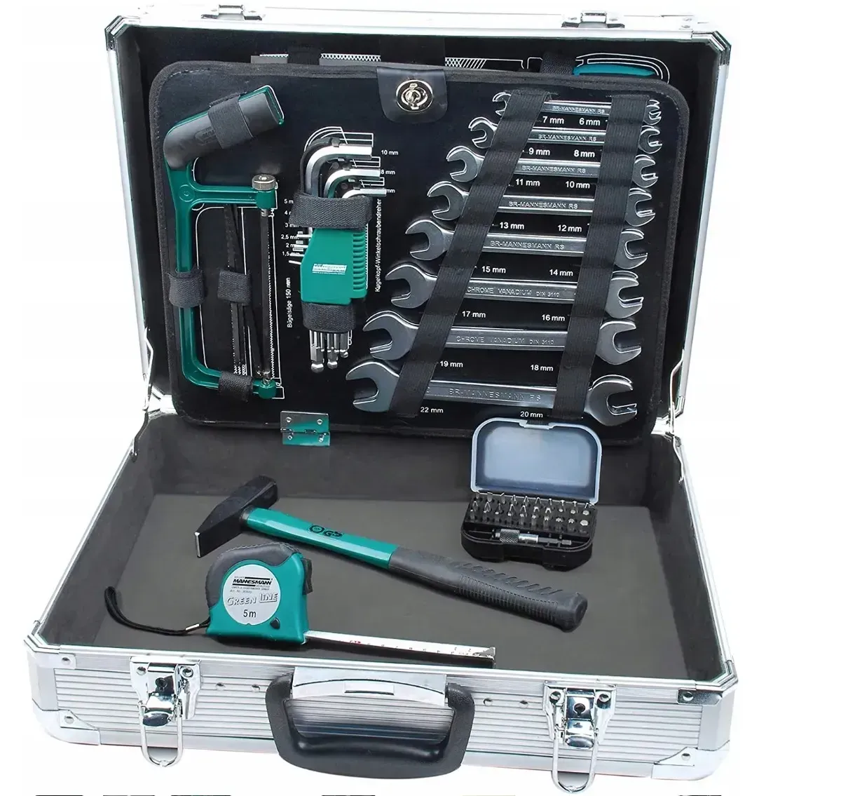 Набір інструментів Mannesmann M29075 сталь у кейсі 108 предметів - фото 4