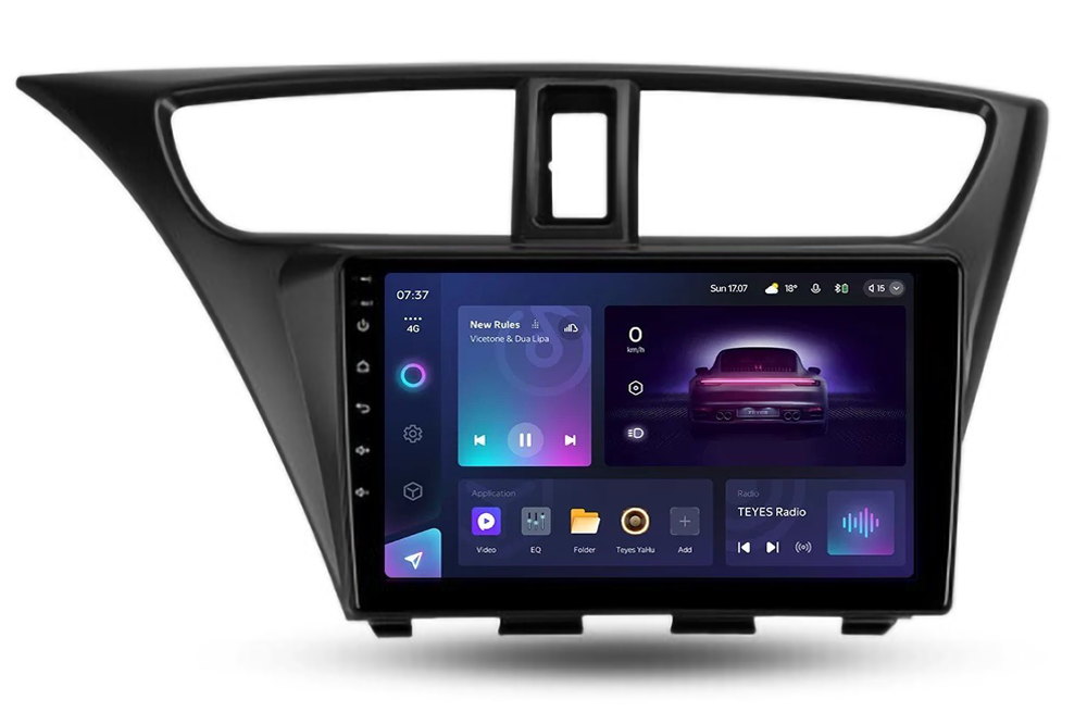 Автомагнитола штатная Teyes CC3 2K 4/32 GB для Honda Civic 9 FK FB 2012-2017 L2 9" (AR-76290)