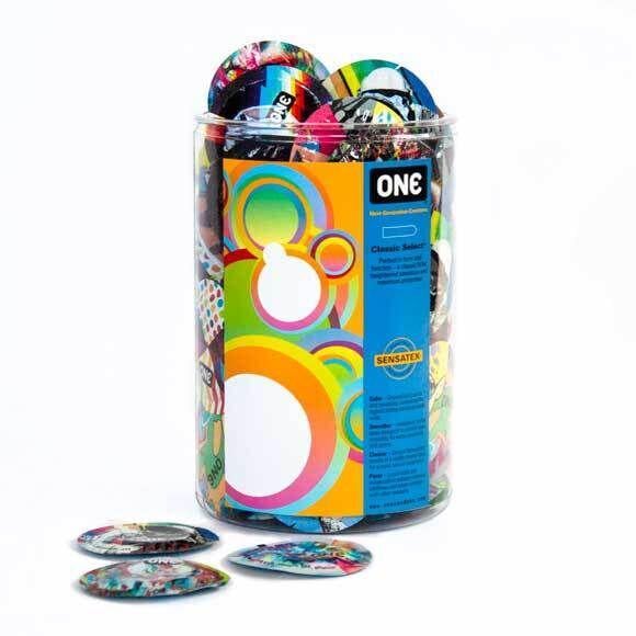 Набор презервативов ONE Classic Select Artist Collection со смазкой 100 шт. (SX0741)