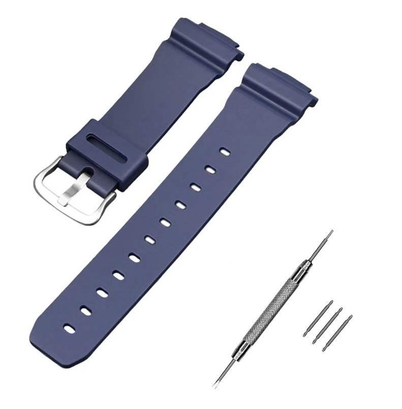 Ремінець для Casio G-Shock DW-6900 Dark Blue SI (3784) Ремінець для Casio G-Shock DW-6900 Dark Blue SI (3784)