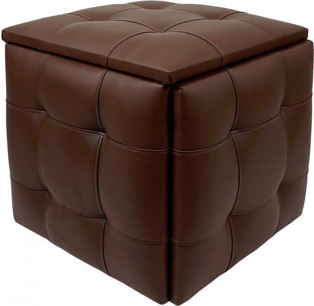 Пуф трансформер Преміум 5в1 Еко шкіра Коричневий (9355689)