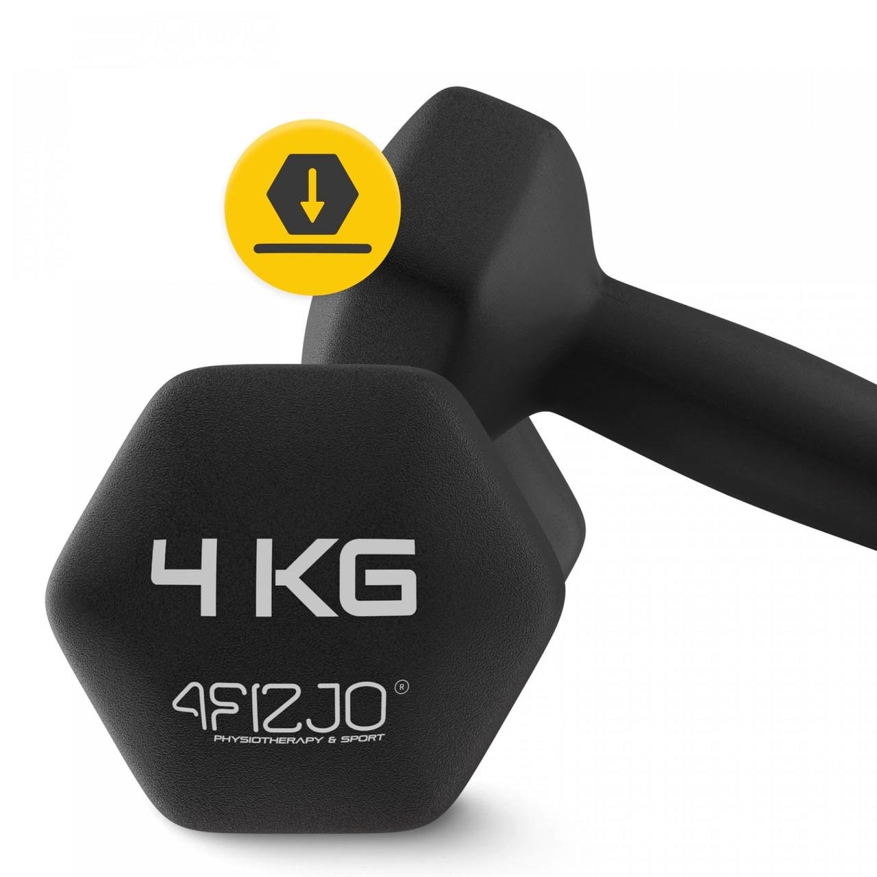 Гантели виниловые 4fizjo Classic 4 кг 2 шт. (P-5907739312792) - фото 4 Гантели виниловые 4fizjo Classic 4 кг 2 шт. (P-5907739312792) - фото 4