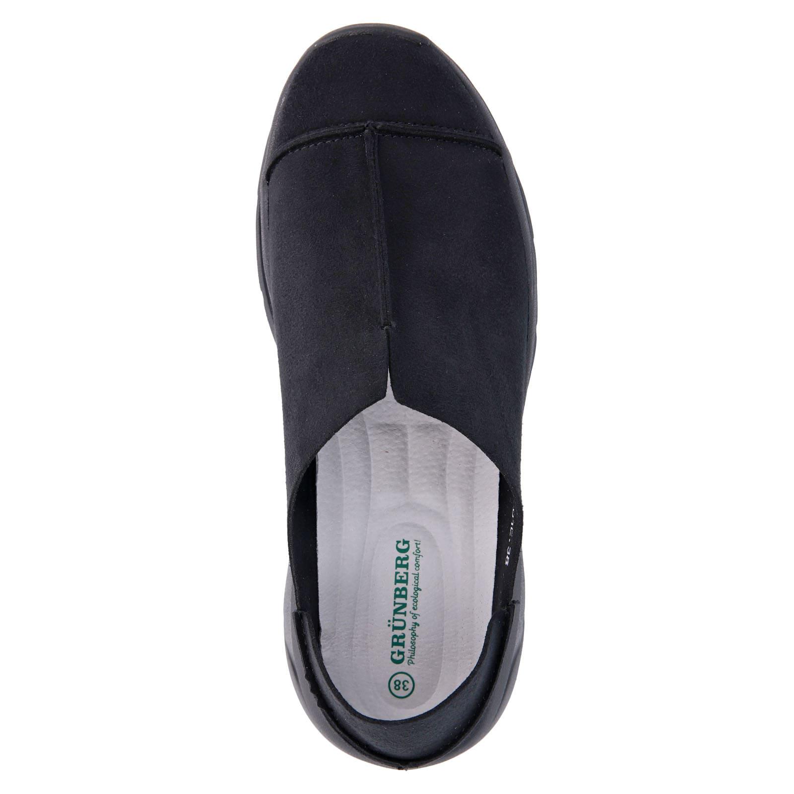 Слипоны женские Grunberg р. 41 Черный (92481345) - фото 4