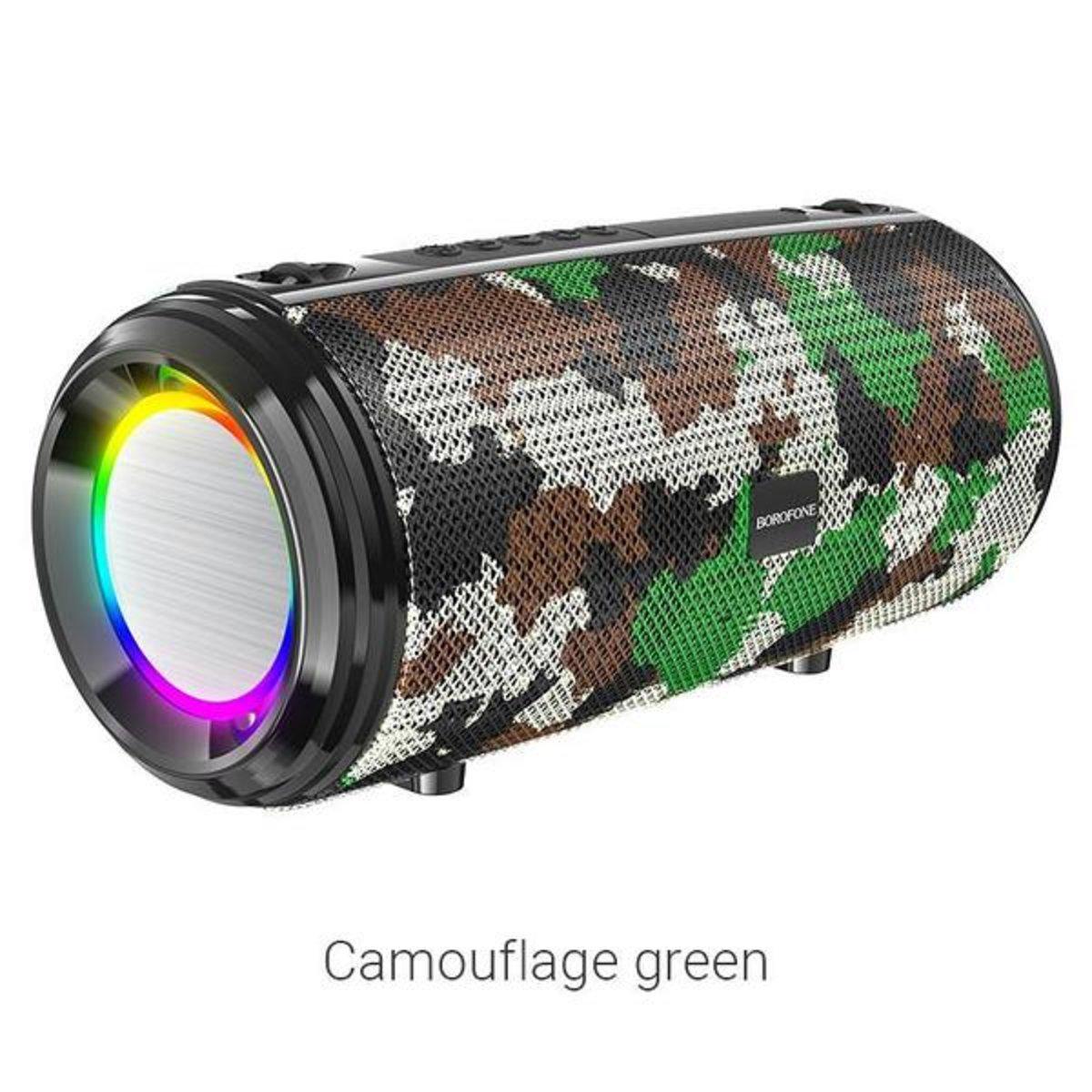 Портативна колонка Borofone BR13 Young sports 1200 mAh 10 Вт Camouflage Green (19100308) - фото 4