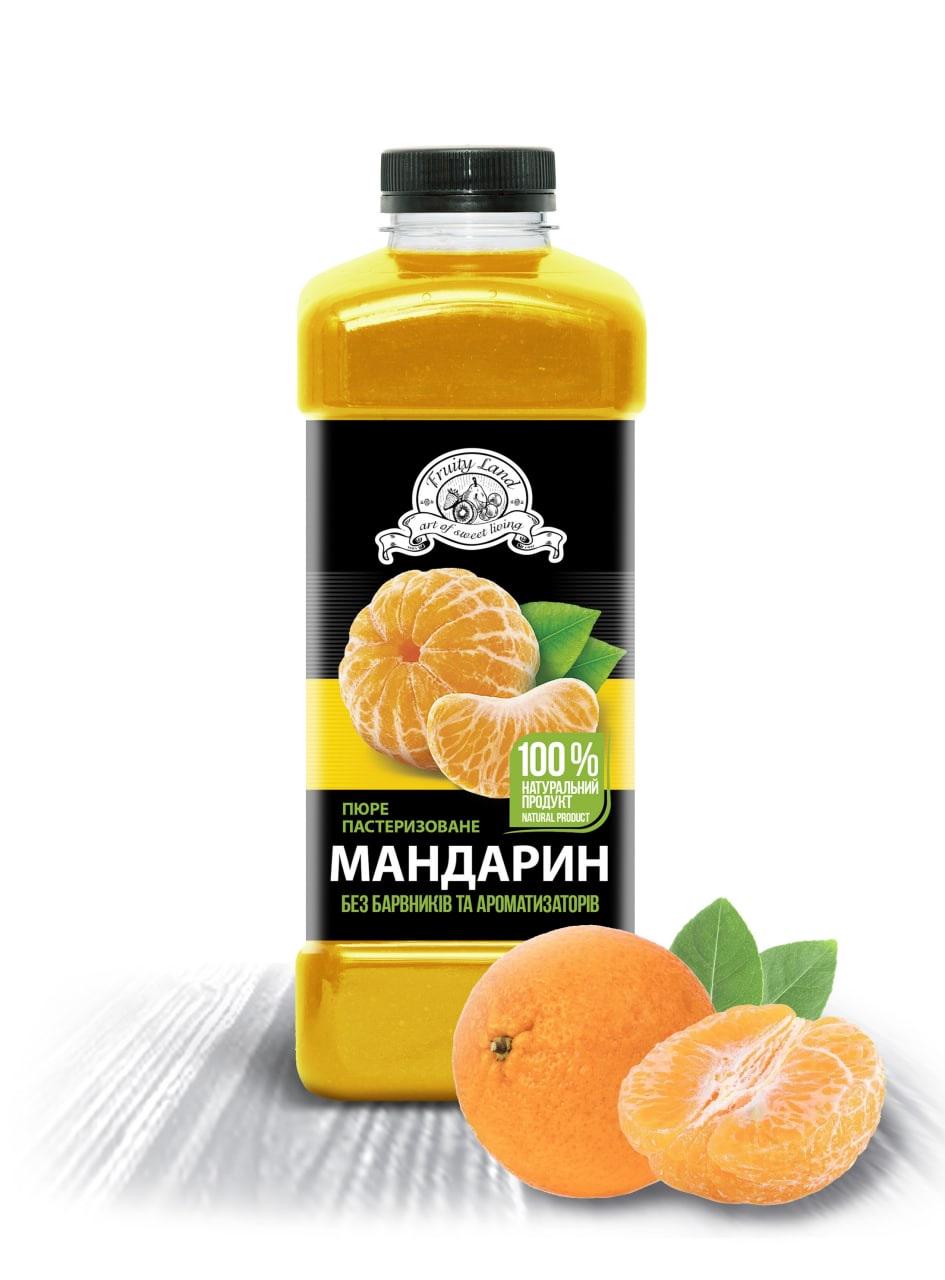 Мандарин пюре Fruityland пастеризованное 1 кг