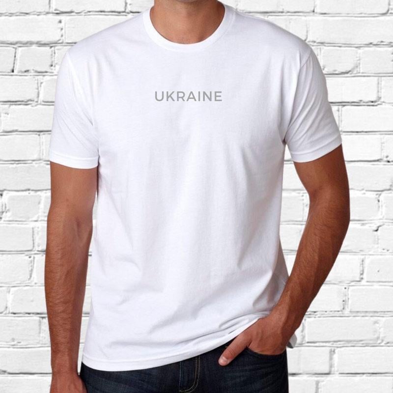 Футболка чоловіча з вишивкою Ukraine 2XL Білий (528690-18-4)