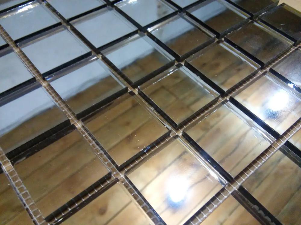 Мозаика зеркальная Decor Stone Hub Zs-1inch-G дюймовая для потолка спальни и клуба 304x304 мм Графитовый (004159) - фото 3 Мозаика зеркальная Decor Stone Hub Zs-1inch-G дюймовая для потолка спальни и клуба 304x304 мм Графитовый (004159) - фото 3