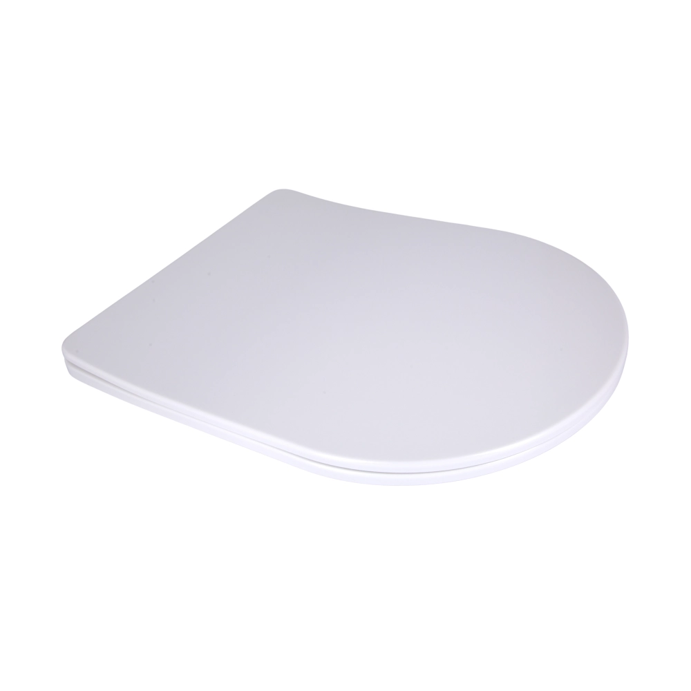 Сиденье для унитаза напольного Qtap Vlasta с микролифтом Slim Duroplast Quick Release QT28228300W3 560x363x30 мм Whitе (SD00053688)