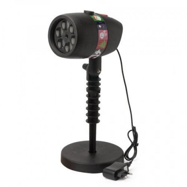 Лазерный водонепроницаемый светодиодный проектор Star Shower Slide 12 слайдов