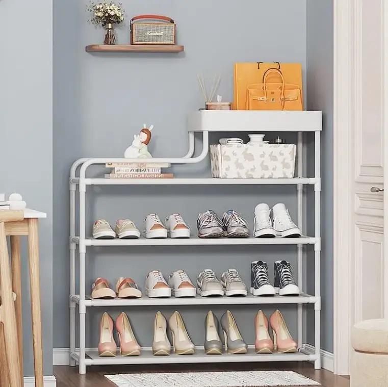 Полиця для взуття в передпокій Storage Shoe Rack на 5 секцій Білий - фото 2 Полиця для взуття в передпокій Storage Shoe Rack на 5 секцій Білий - фото 2