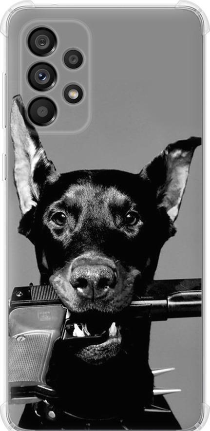 Чехол на Samsung Galaxy A73 A736B Доберман (2745sp-2586-42517) Чехол на Samsung Galaxy A73 A736B Доберман (2745sp-2586-42517)