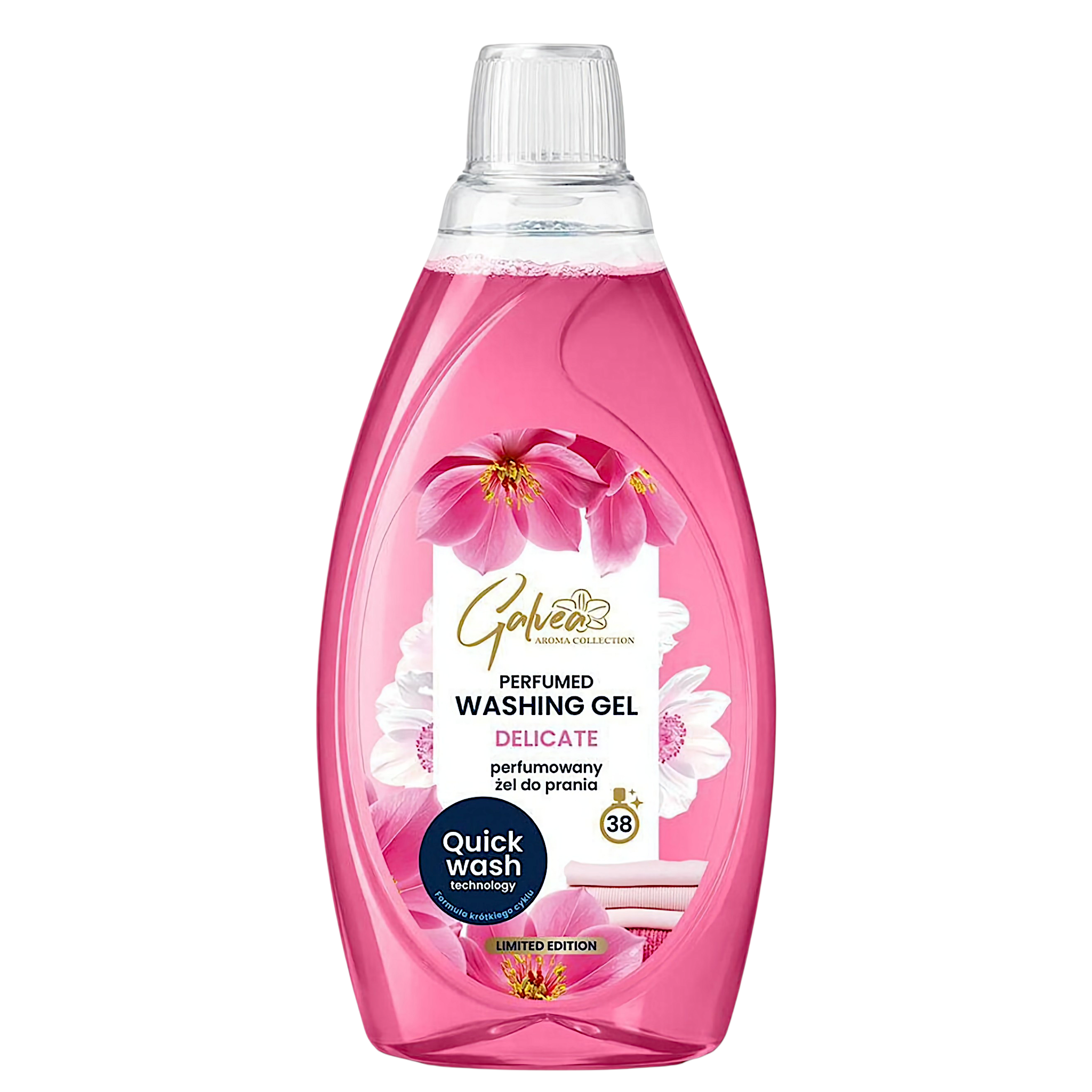 Гель для стирки парфюмированный Delicate Galvea Quick Wash для короткого цикла стирки 1,52 л (305204)