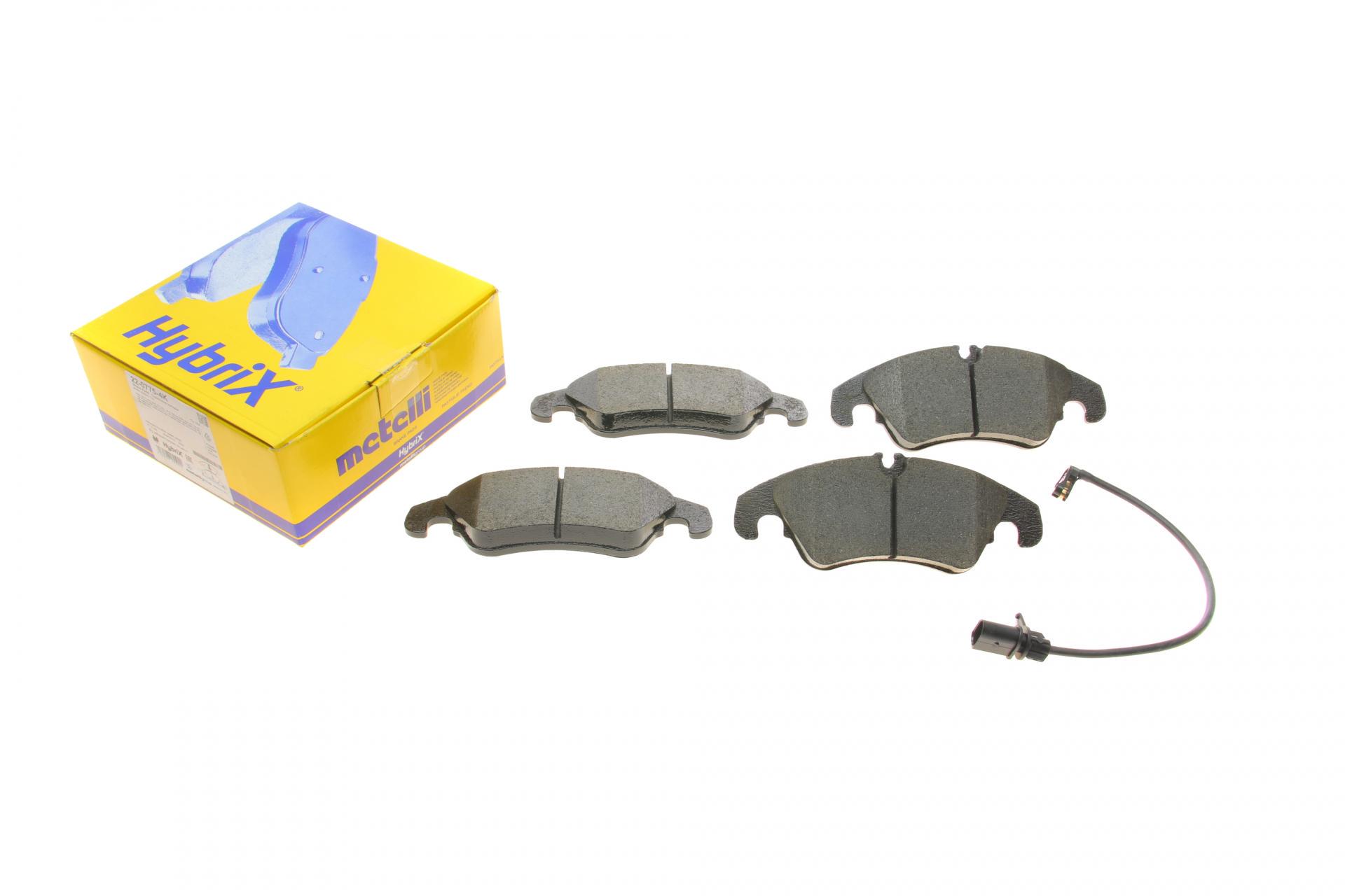 Тормозные колодки передние METELLI для Audi A6/A7/Q5 08-с датчиком (22-0775-4K)