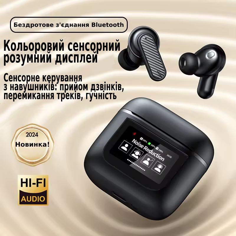 Наушники Lem Berger беспроводные Bluetooth 5.4 1200 мАч Черный - фото 3