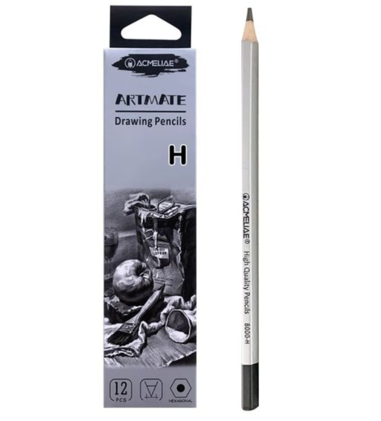 Карандаши чернографитные Acmeliae H Artmate 12 шт.