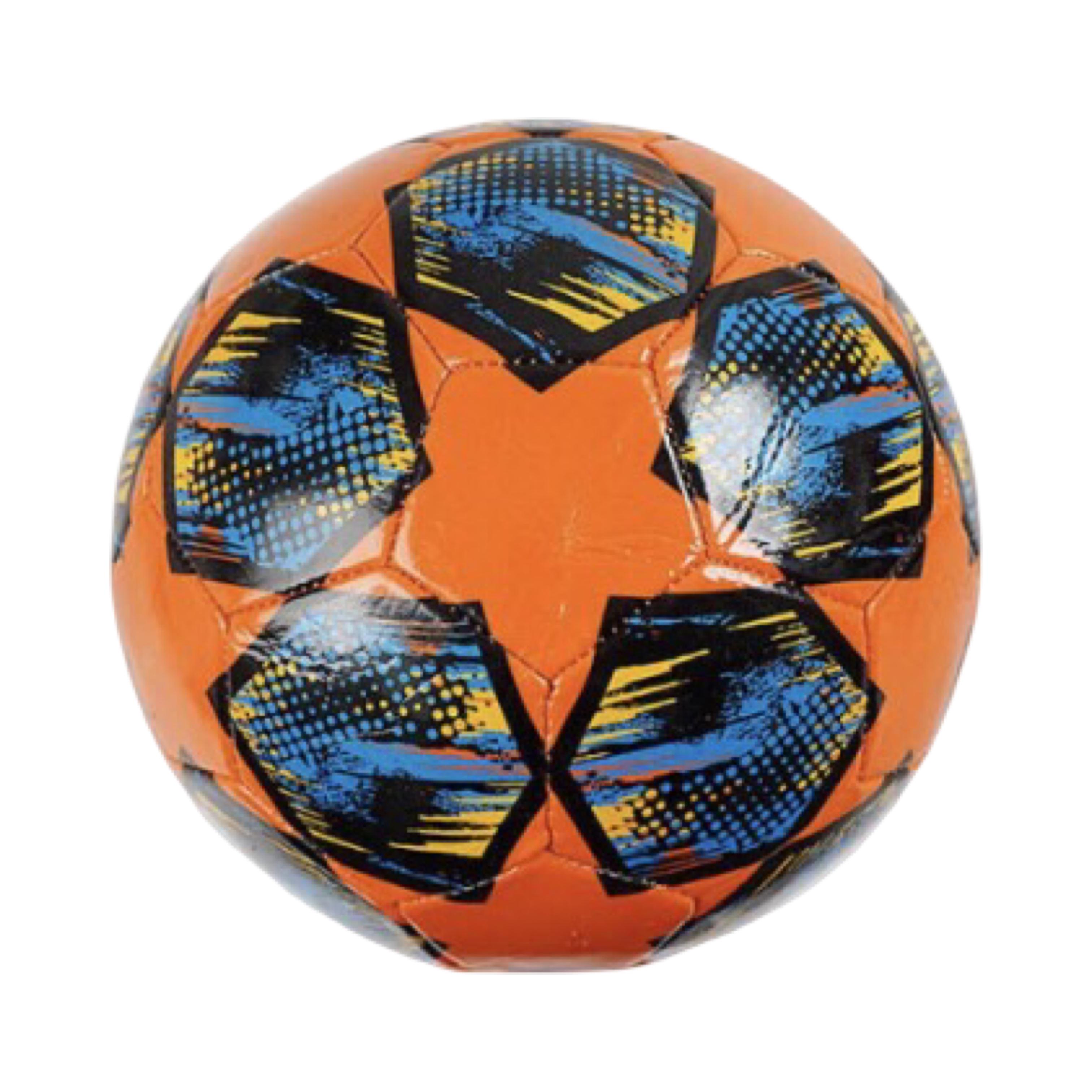 Футбольный мяч №5 PVC 260–270 г Резиновая камера Оранжевый (C 70157-2)