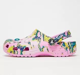 Сабо Crocs Classic Bubble Marble р. EUR 37-38 Taffy Pink/Multi (14301743) - фото 4