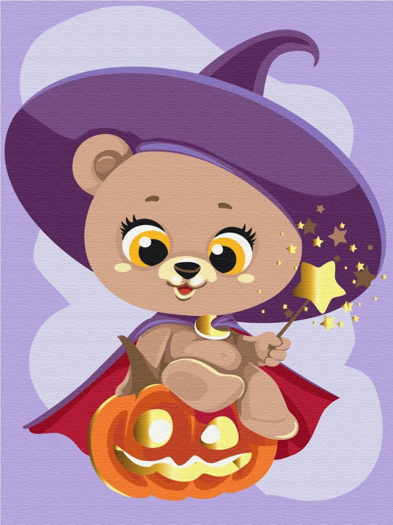 Картина по номерам Brushme Магический медвежонок 30x40 см (KBS0085)