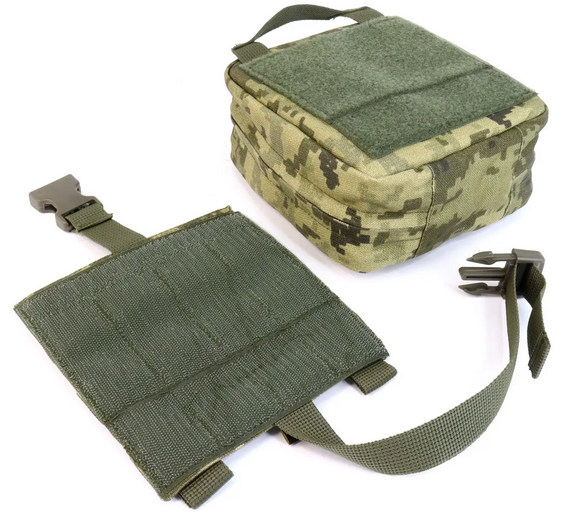 Підсумок-аптечка Cordura 1000D зі швидким скиданням Піксель - фото 7 Підсумок-аптечка Cordura 1000D зі швидким скиданням Піксель - фото 7