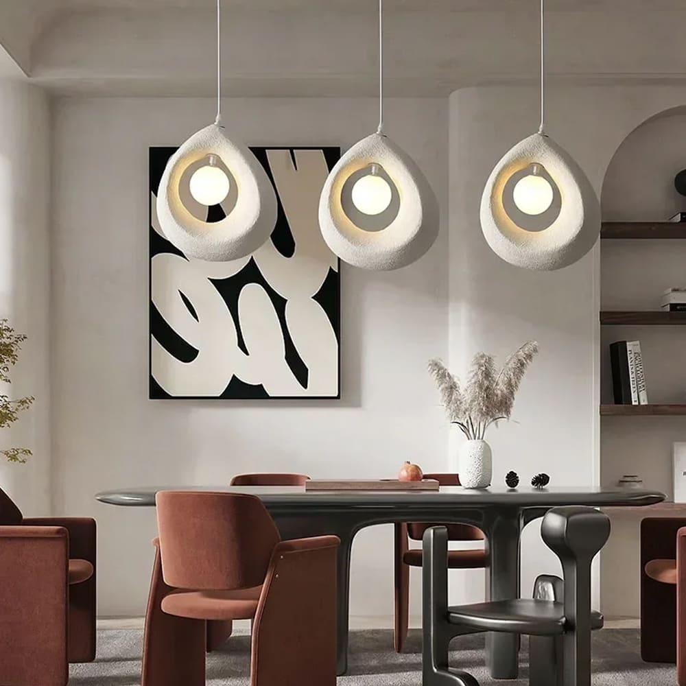 Светильник гипсовый 34х35 см Белый (MJ49-320*350 WT) - фото 3