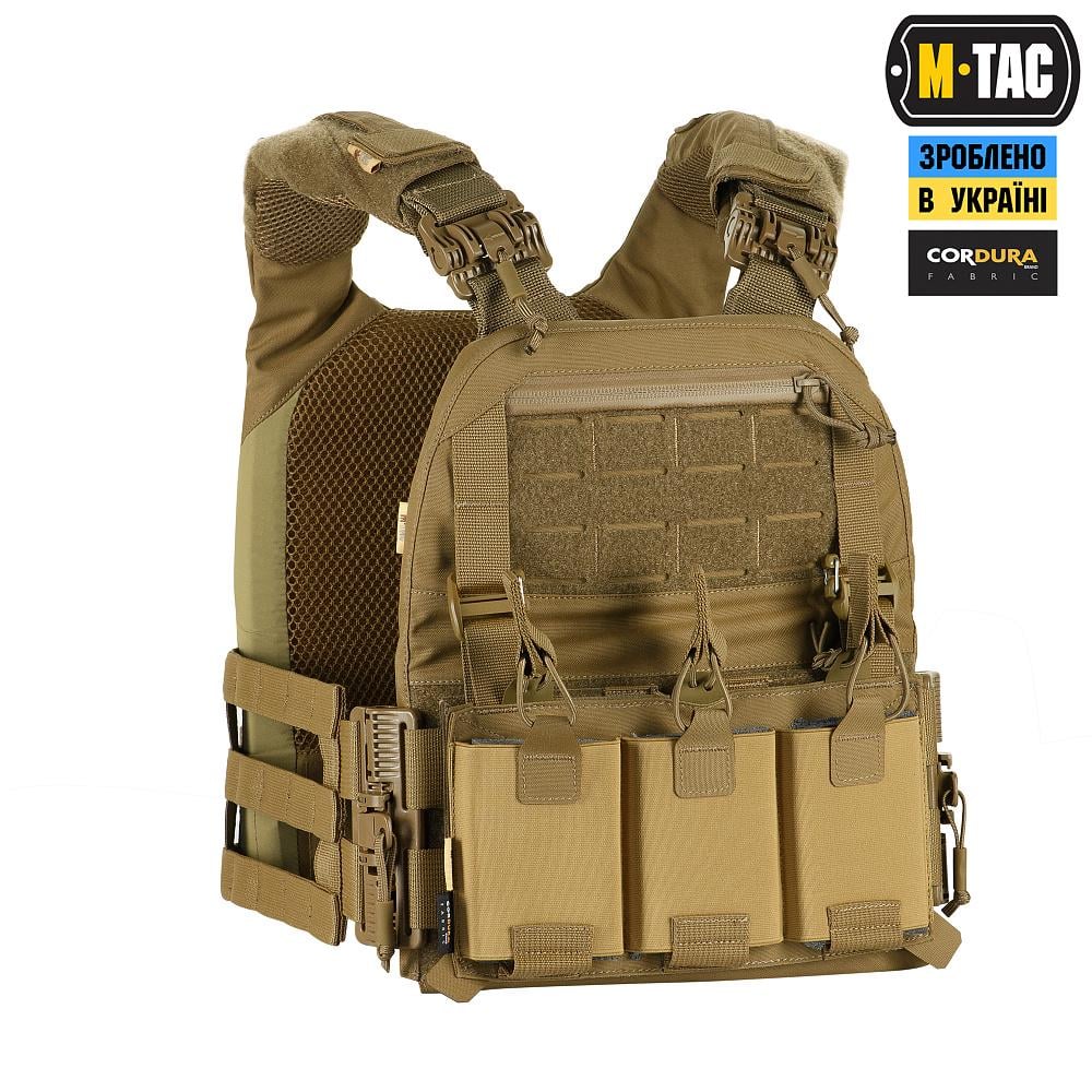 Плитоноска M-Tac Cuirass FAST QRS Coyote (AM0000318) - фото 3