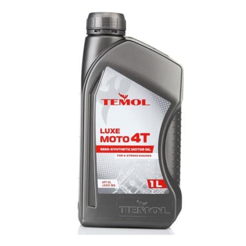 Моторное масло TEMOL Luxe Moto 4T 10W-40 для бензиновых и дизельных генераторов 1л