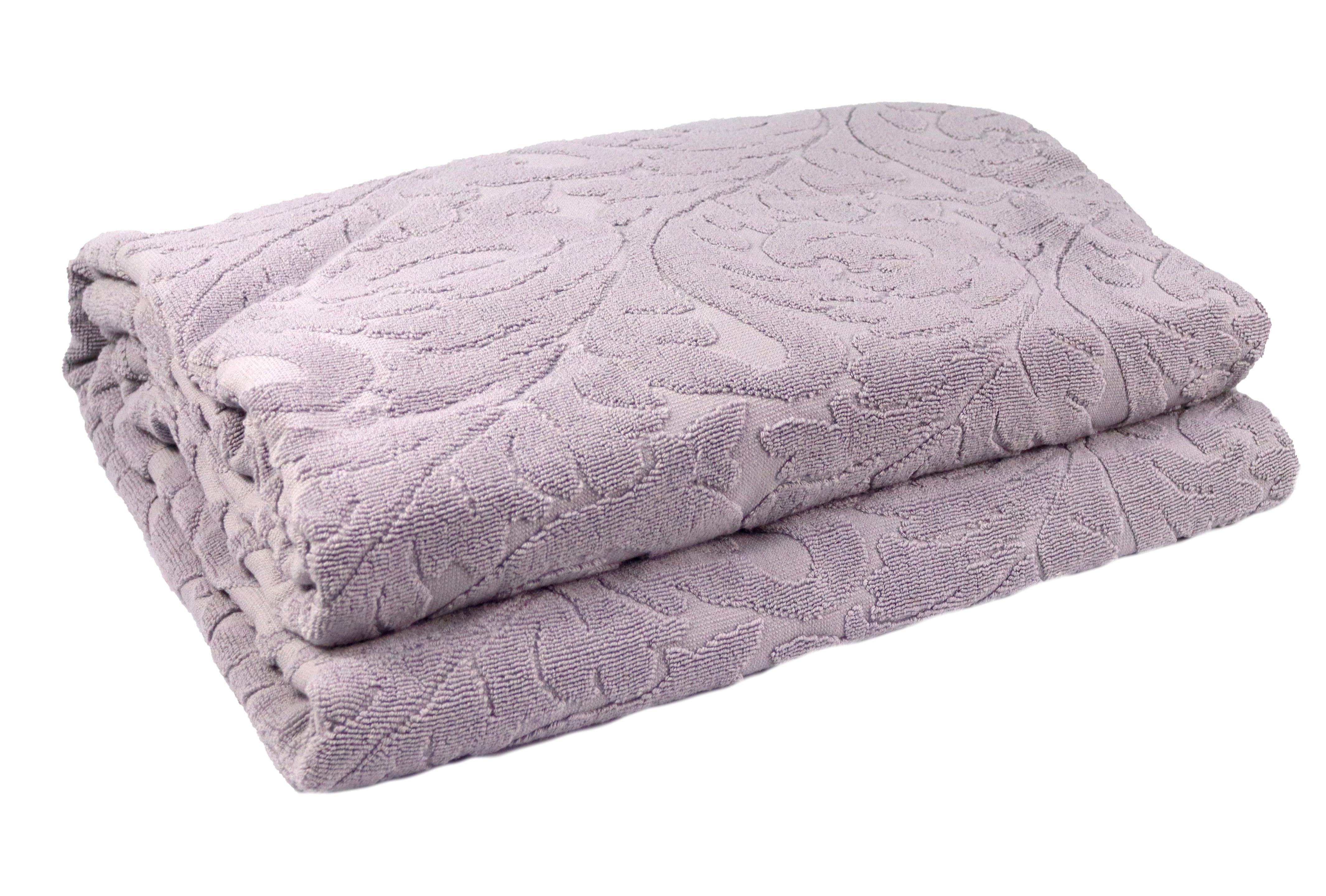 Покрывало-простыня махровая Hobby Sultan 200х220 см 440 г/м2 Серый (8698499335141)