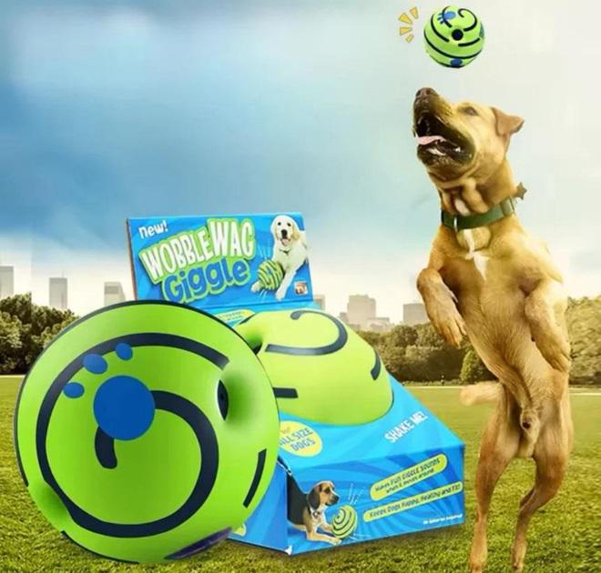 Игрушка для собак Wobble Wag Giggle Ball Мяч с забавными звуками - фото 6 Игрушка для собак Wobble Wag Giggle Ball Мяч с забавными звуками - фото 6