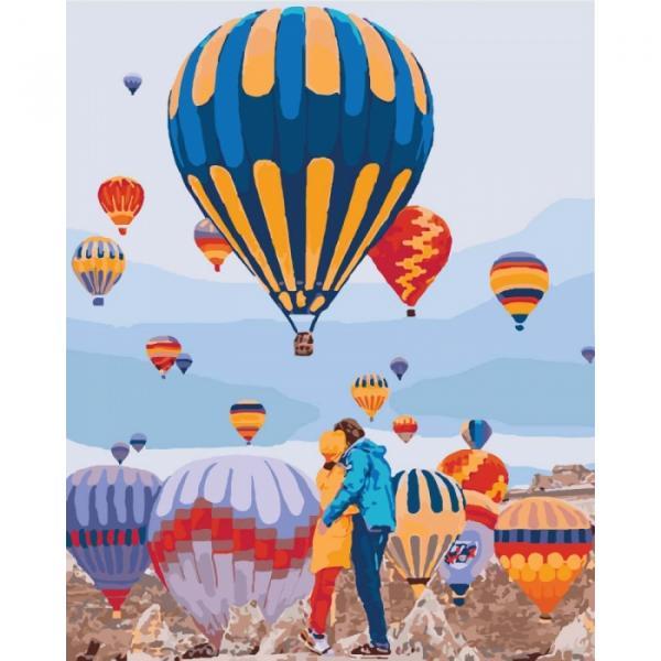 Набор для росписи по номерам Идейка Люди Воздушные мечты 40х50 см (КНО4503-mt)