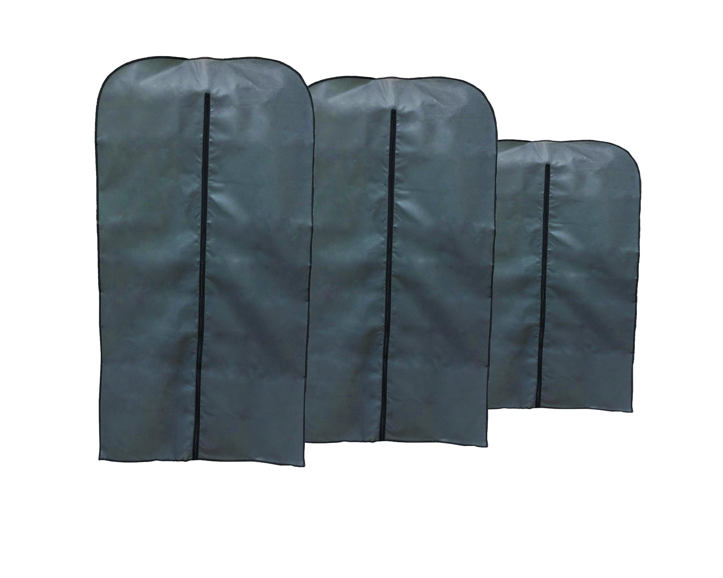 Набор чехлов для одежды 3 шт. 60х90/60х140/60х160 см Серый (2855884) - фото 1 Набор чехлов для одежды 3 шт. 60х90/60х140/60х160 см Серый (2855884) - фото 1