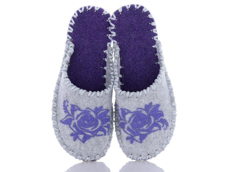 Тапочки фетровые женские VENDS 271 р. 36-37 Серый