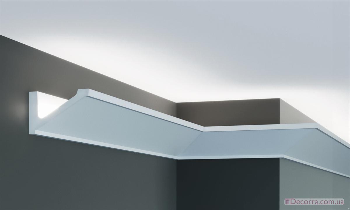 Карниз с гладким профилем Gaudi decor P 881 87x57 мм 2000 мм (12368717)