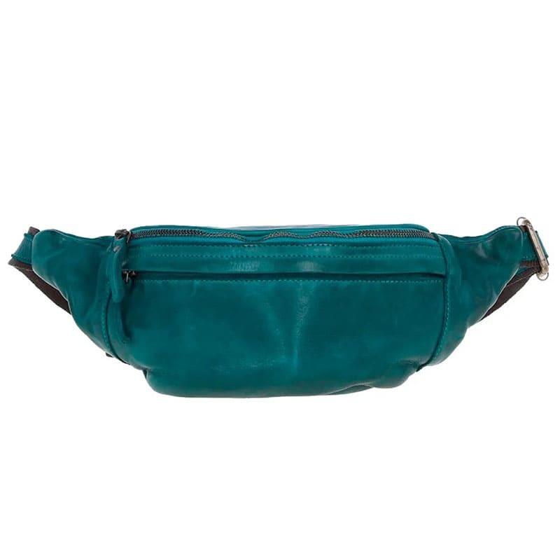 Поясная сумка Ashwood D102 кожаная Teal (D102 TEAL)